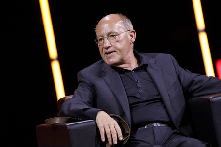 Martin Sonneborn und Gregor Gysi auf der lit.Cologne 2021 in Köln