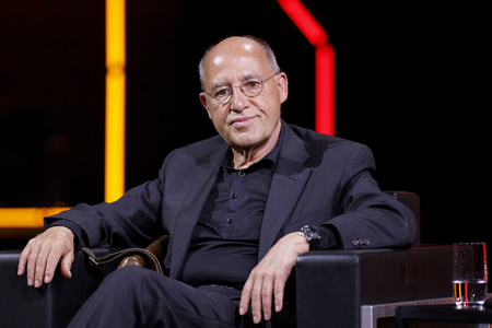 Martin Sonneborn und Gregor Gysi auf der lit.Cologne 2021 in Köln