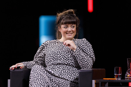 Martin Sonneborn und Gregor Gysi auf der lit.Cologne 2021 in Köln