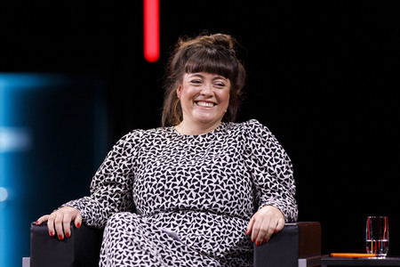 Martin Sonneborn und Gregor Gysi auf der lit.Cologne 2021 in Köln