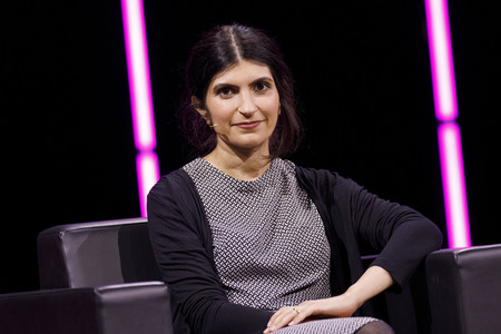 Miryam Schellbach und Shida Bazyar auf der lit.Cologne 2021 in Köln
