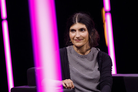 Miryam Schellbach und Shida Bazyar auf der lit.Cologne 2021 in Köln