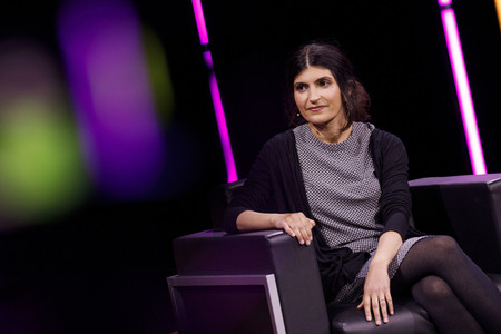 Miryam Schellbach und Shida Bazyar auf der lit.Cologne 2021 in Köln