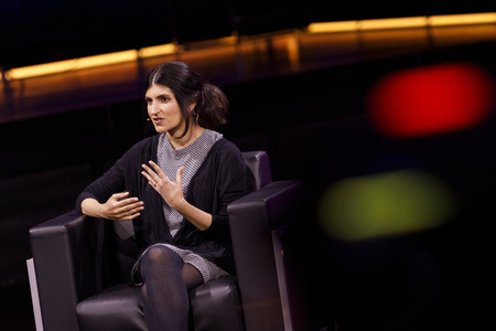Miryam Schellbach und Shida Bazyar auf der lit.Cologne 2021 in Köln