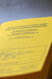 Symbolfoto Impfbescheinigung