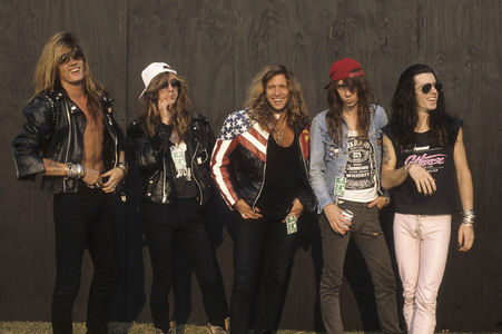 Photoshooting mit Skid Row in Milton Keynes