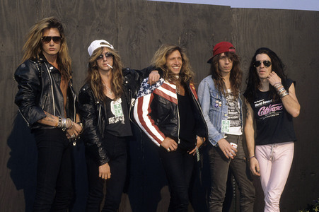 Photoshooting mit Skid Row in Milton Keynes