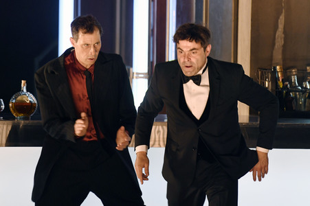 Theaterprobe 'Fabian oder Der Gang vor die Hunde' in Berlin