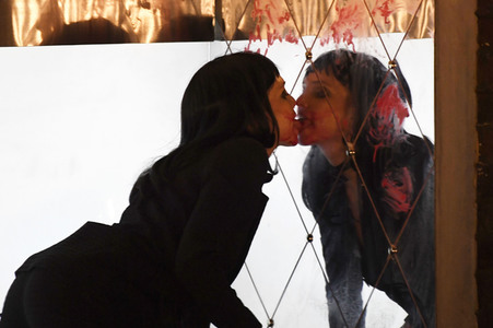 Theaterprobe 'Fabian oder Der Gang vor die Hunde' in Berlin