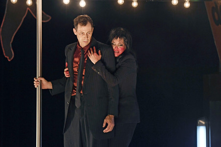 Theaterprobe 'Fabian oder Der Gang vor die Hunde' in Berlin