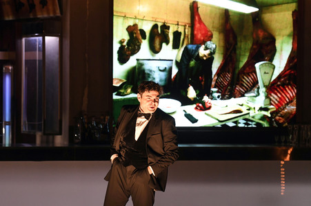 Theaterprobe 'Fabian oder Der Gang vor die Hunde' in Berlin