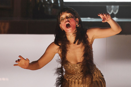 Theaterprobe 'Fabian oder Der Gang vor die Hunde' in Berlin