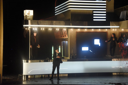 Theaterprobe 'Fabian oder Der Gang vor die Hunde' in Berlin