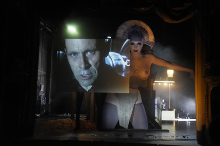 Theaterprobe 'Fabian oder Der Gang vor die Hunde' in Berlin