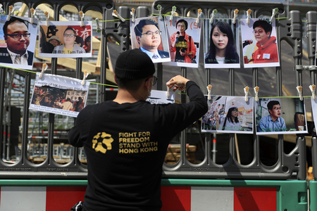 Kundgebung zum 2. Jahrestag des Beginns der Honkong-Proteste in London