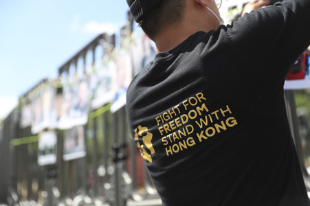 Kundgebung zum 2. Jahrestag des Beginns der Honkong-Proteste in London