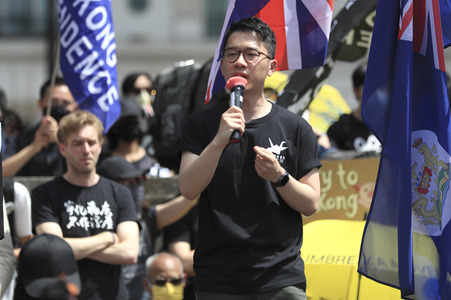 Kundgebung zum 2. Jahrestag des Beginns der Honkong-Proteste in London