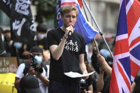 Kundgebung zum 2. Jahrestag des Beginns der Honkong-Proteste in London