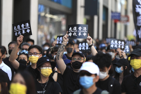 Kundgebung zum 2. Jahrestag des Beginns der Honkong-Proteste in London