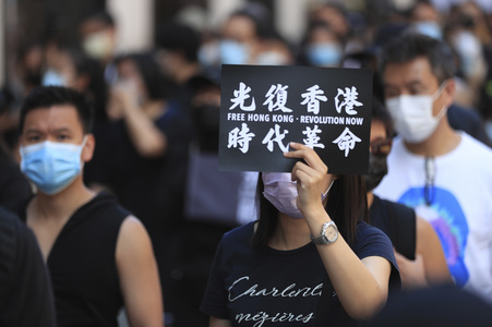 Kundgebung zum 2. Jahrestag des Beginns der Honkong-Proteste in London