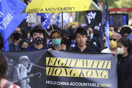 Kundgebung zum 2. Jahrestag des Beginns der Honkong-Proteste in London