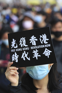 Kundgebung zum 2. Jahrestag des Beginns der Honkong-Proteste in London