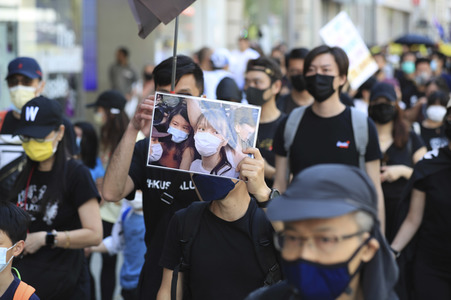 Kundgebung zum 2. Jahrestag des Beginns der Honkong-Proteste in London