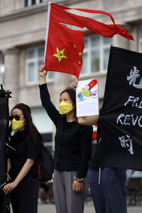 Hongkong-Demonstration in Köln