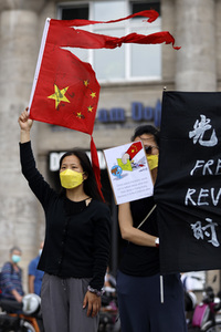 Hongkong-Demonstration in Köln