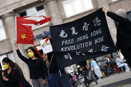 Hongkong-Demonstration in Köln