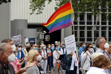 Kundgebung von Gläubigen in Köln