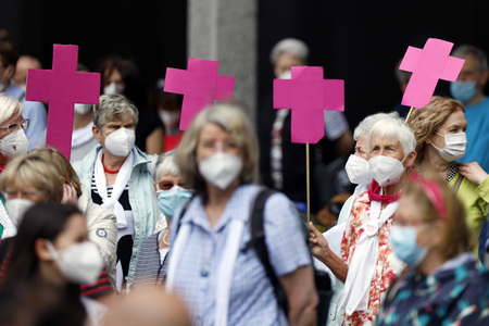 Kundgebung von Gläubigen in Köln