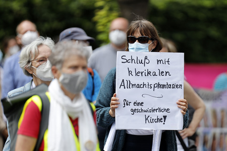 Kundgebung von Gläubigen in Köln