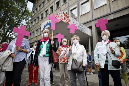 Kundgebung von Gläubigen in Köln