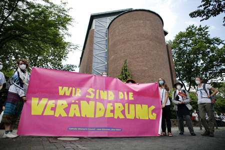 Kundgebung von Gläubigen in Köln