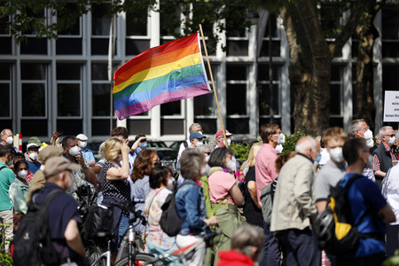 Kundgebung von Gläubigen in Köln
