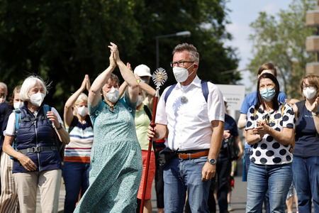 Kundgebung von Gläubigen in Köln