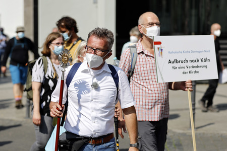 Kundgebung von Gläubigen in Köln