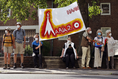 Kundgebung von Gläubigen in Köln