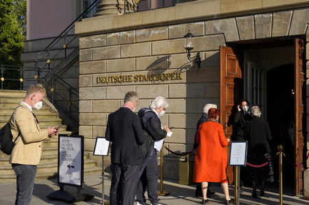 Opernpremiere 'La Fanciulla del West' in Berlin