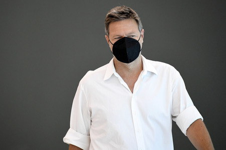 Pressekonferenz mit Robert Habeck in Berlin