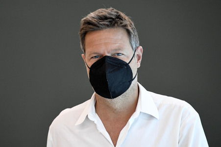 Pressekonferenz mit Robert Habeck in Berlin