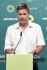 Pressekonferenz mit Robert Habeck in Berlin