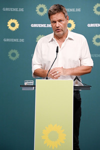 Pressekonferenz mit Robert Habeck in Berlin