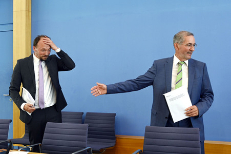 Pressekonferenz Zukunftszentrum für Deutsche Einheit und Europäische Transformation in Berlin