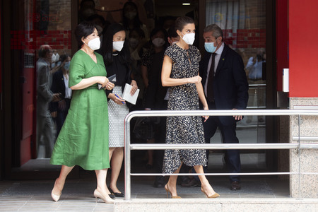 Kim Jung-Sook und Königin Letizia besuchen ONCE in Madrid