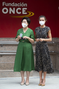 Kim Jung-Sook und Königin Letizia besuchen ONCE in Madrid