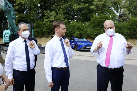 Unternehmensbesuch von Peter Altmaier bei Siemens Energy in Görlitz