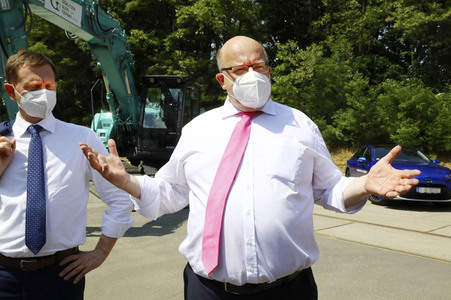 Unternehmensbesuch von Peter Altmaier bei Siemens Energy in Görlitz