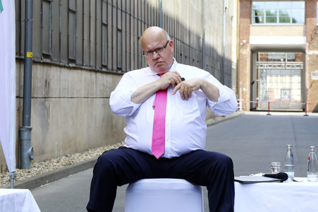 Unternehmensbesuch von Peter Altmaier bei Siemens Energy in Görlitz
